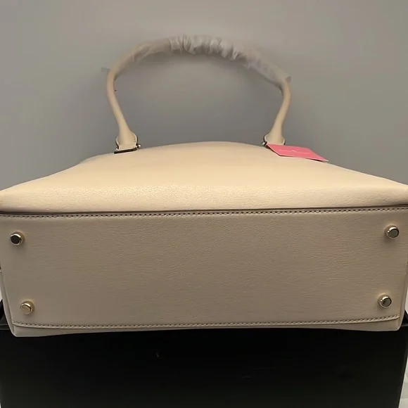 KATE SPADE MARIELLA GREEN ST LEATHER CRÈME BAG - Picture 7 of 14